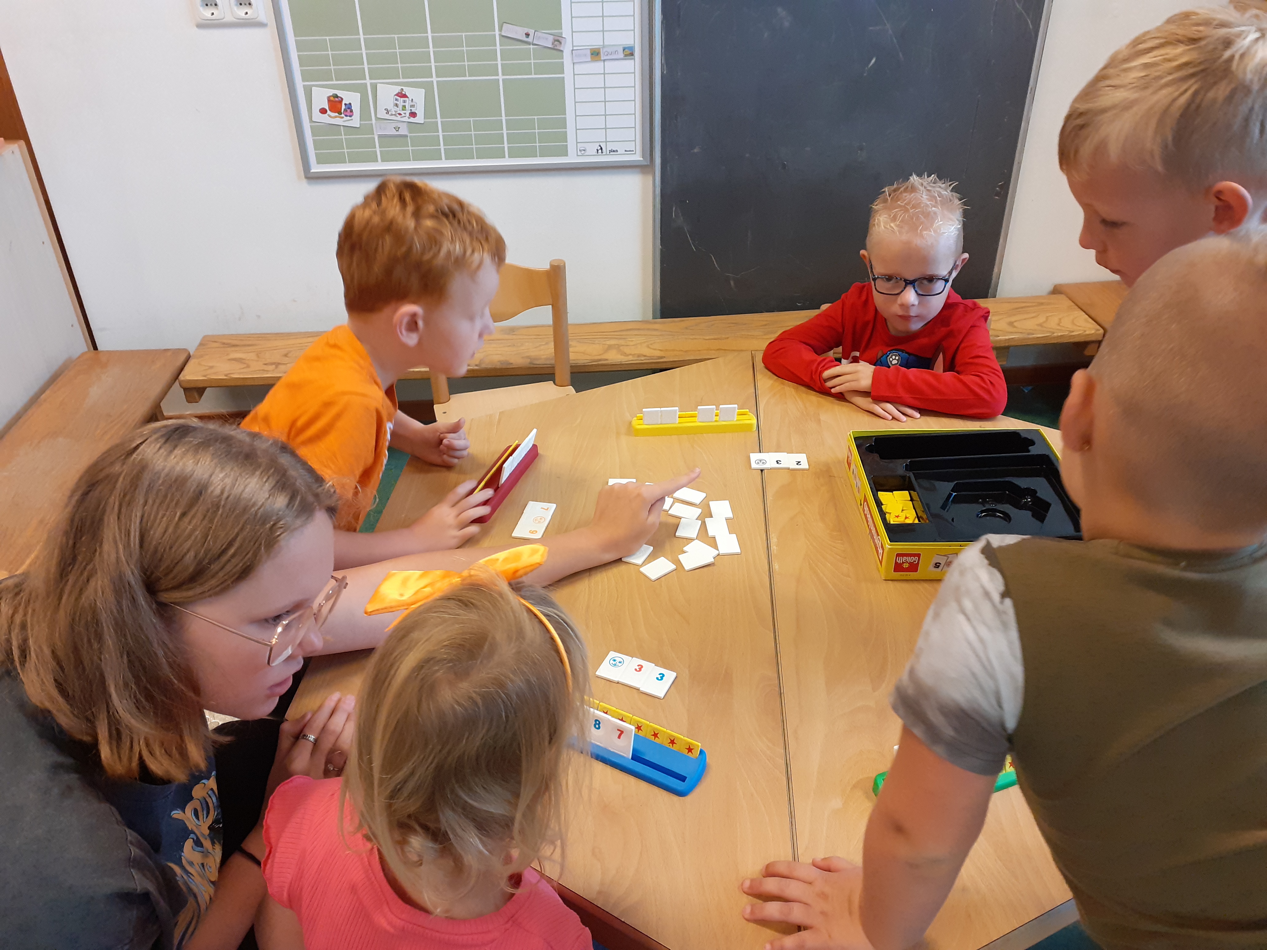 De tweede schoolweek.