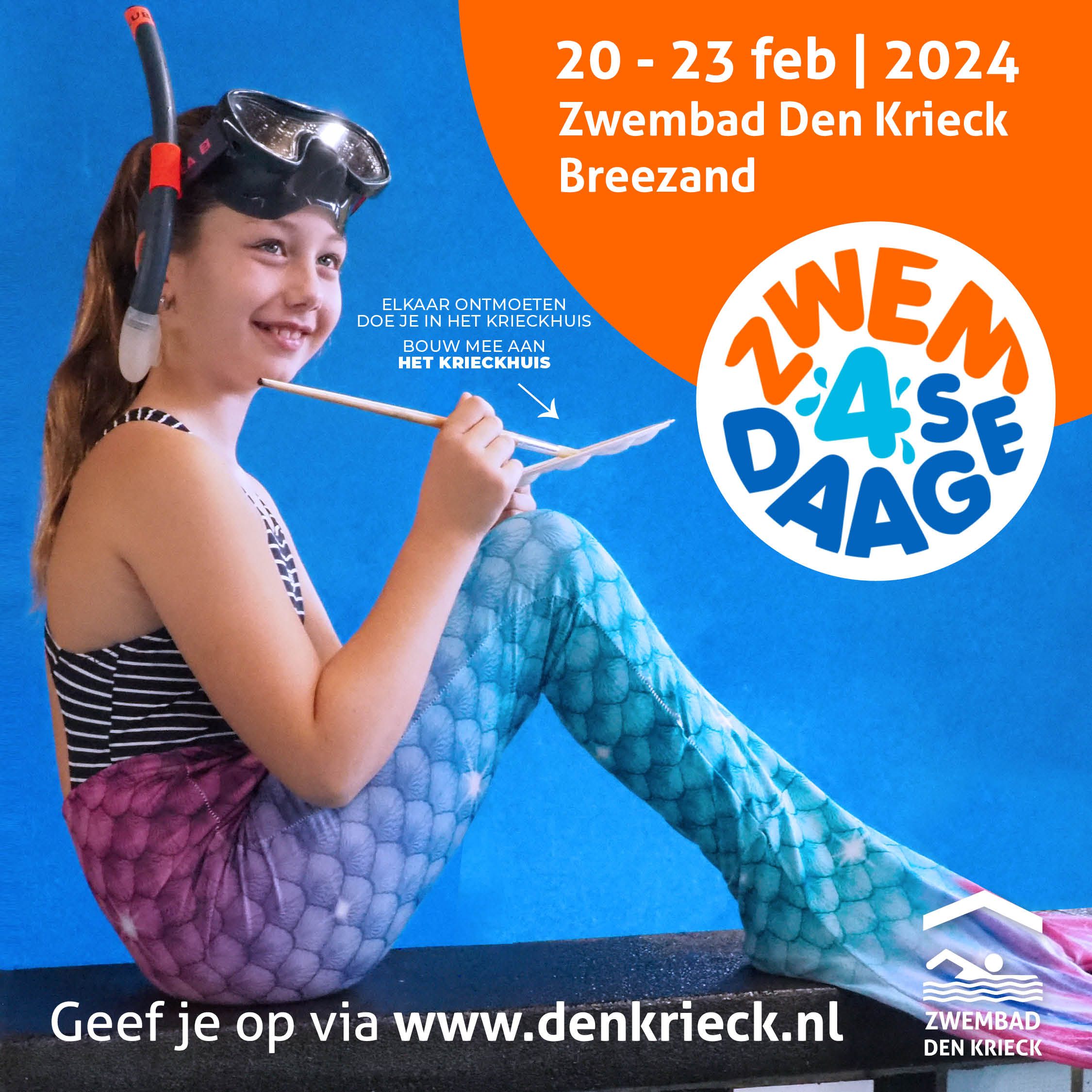 Zwem 4 daagse in Den Krieck